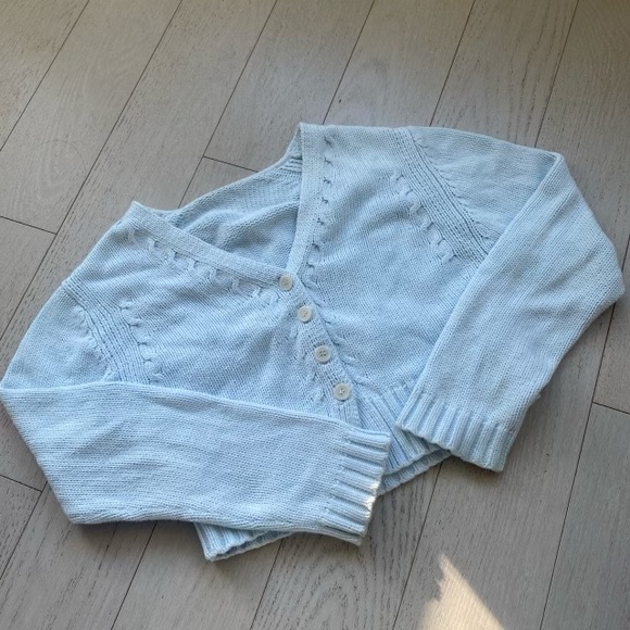 Light Blue Cardigan - Picture 3 of 3